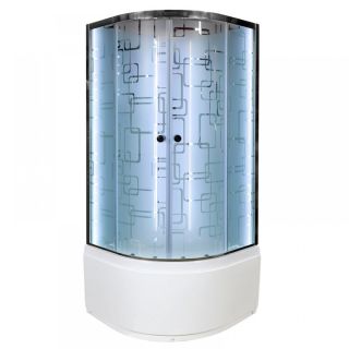 Душевая кабина Deto ЕМ4590 N LED с гм. 90х90х208см